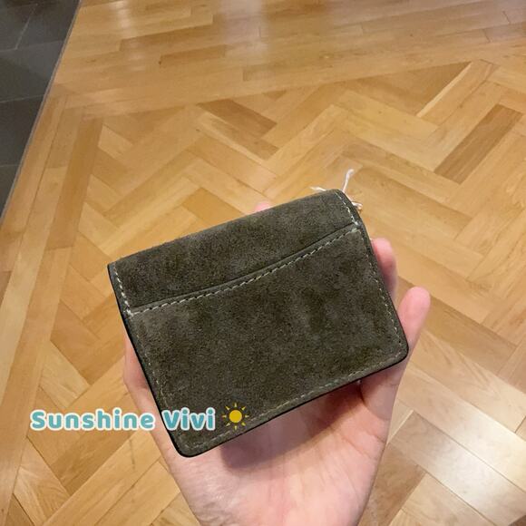 NWT Coach Klare Bag Charm With Signature Canvas Army Green/Tan CCE81 - Picture 3 of 6